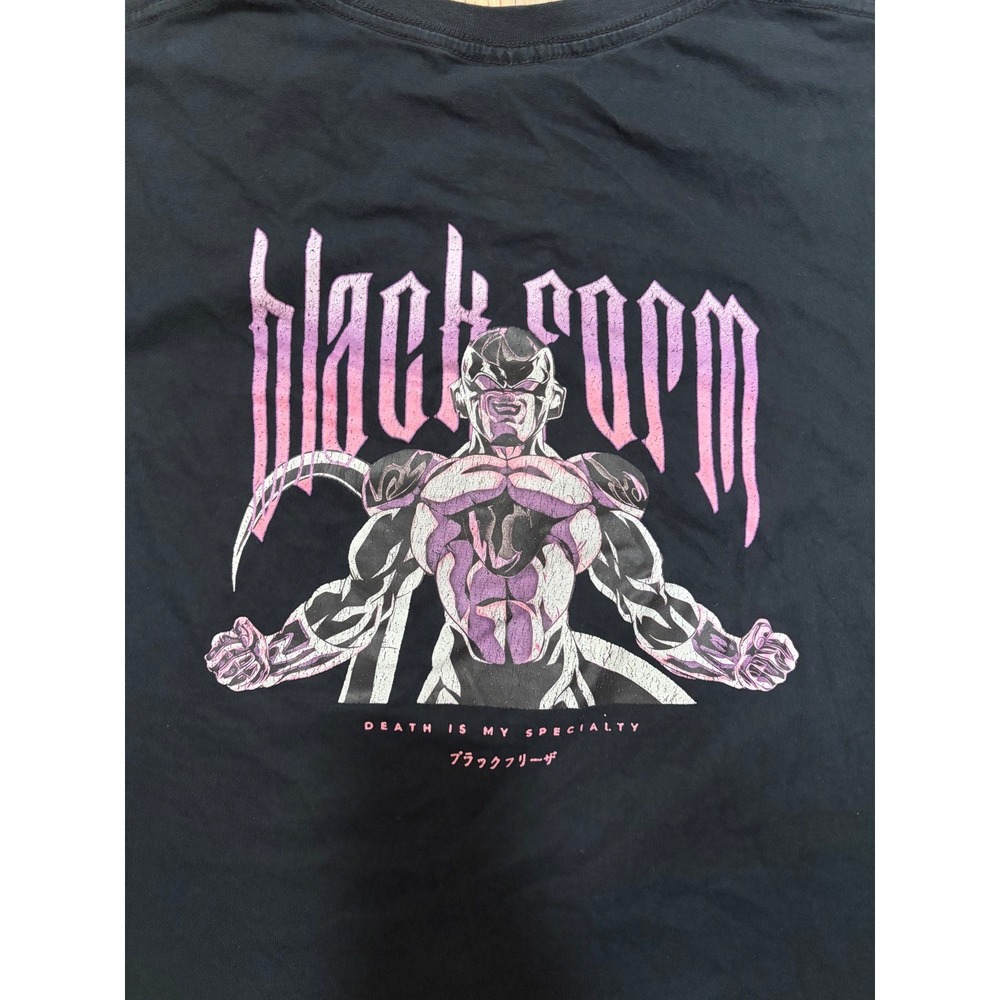 Dragon Ball Super Black Frieza Graphic T-Shirt Mens 3XL Black Form Anime Tee - Picture 2 of 7